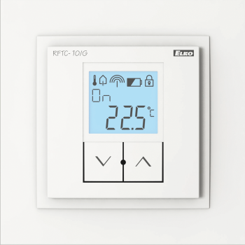 RFTC-10/G/BR/BR  Funk Thermostat (Weiß/Weiß)