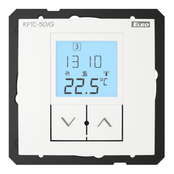RFTC-50/G/BR  Funk Thermostat (Weiß)