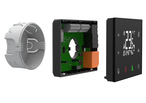 RFTC-3/W (weiß) Glas-Touch-Thermostat