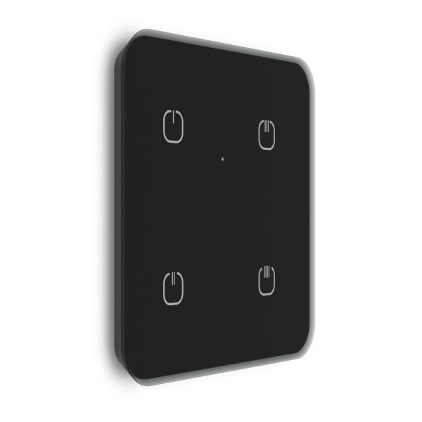 Funk-Glaswandschalter RFGB-240/B (schwarz)