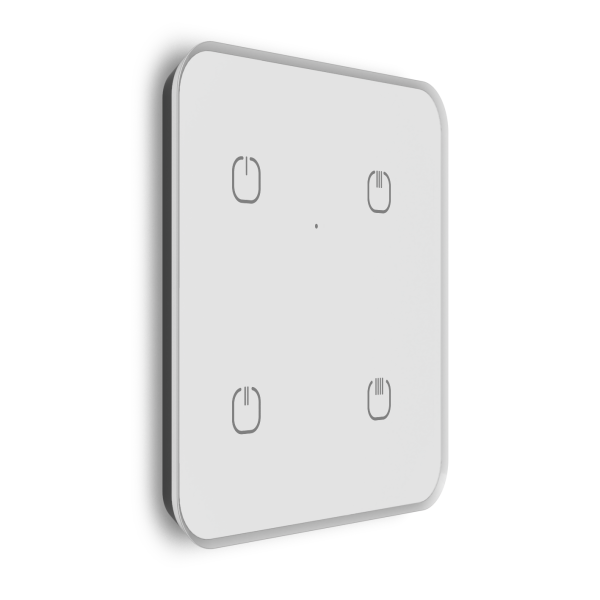 Funk-Glaswandschalter RFGB-240/W (weiß)