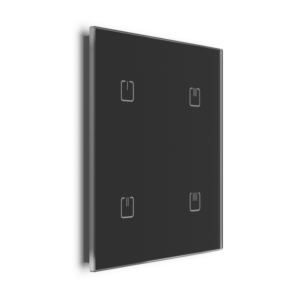 Funk-Glaswandschalter RFGB-40/B (schwarz)