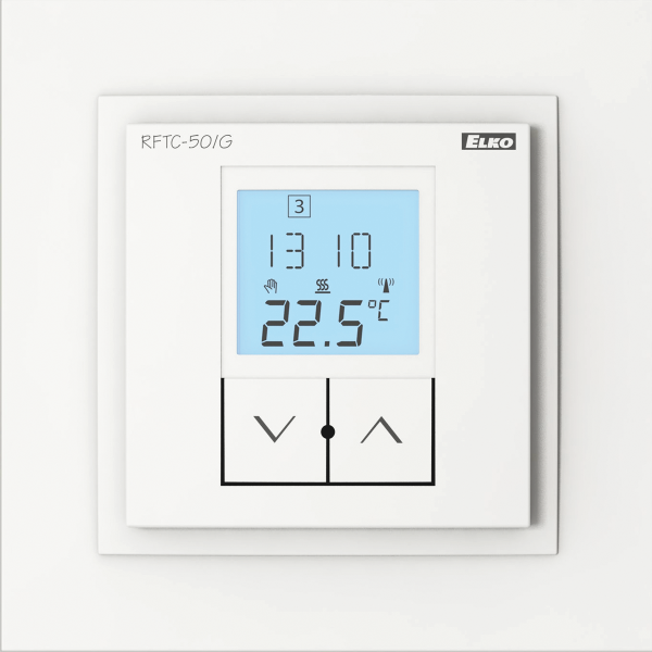 RFTC-50/G/BR/BR  Funk Thermostat (Weiß/Weiß)